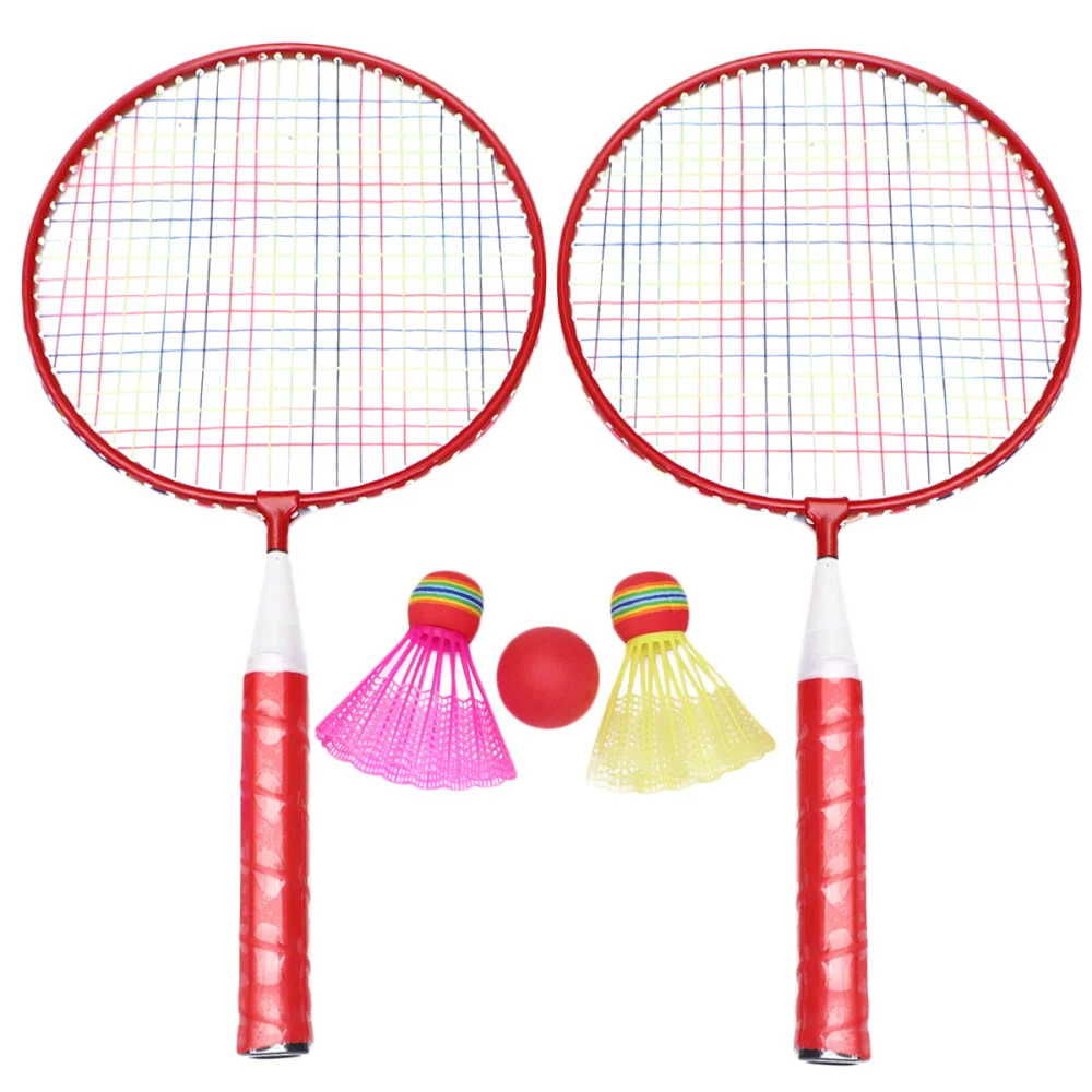 Ракетка для бадминтона набор тренировок и отдыха на открытом воздухе (красная