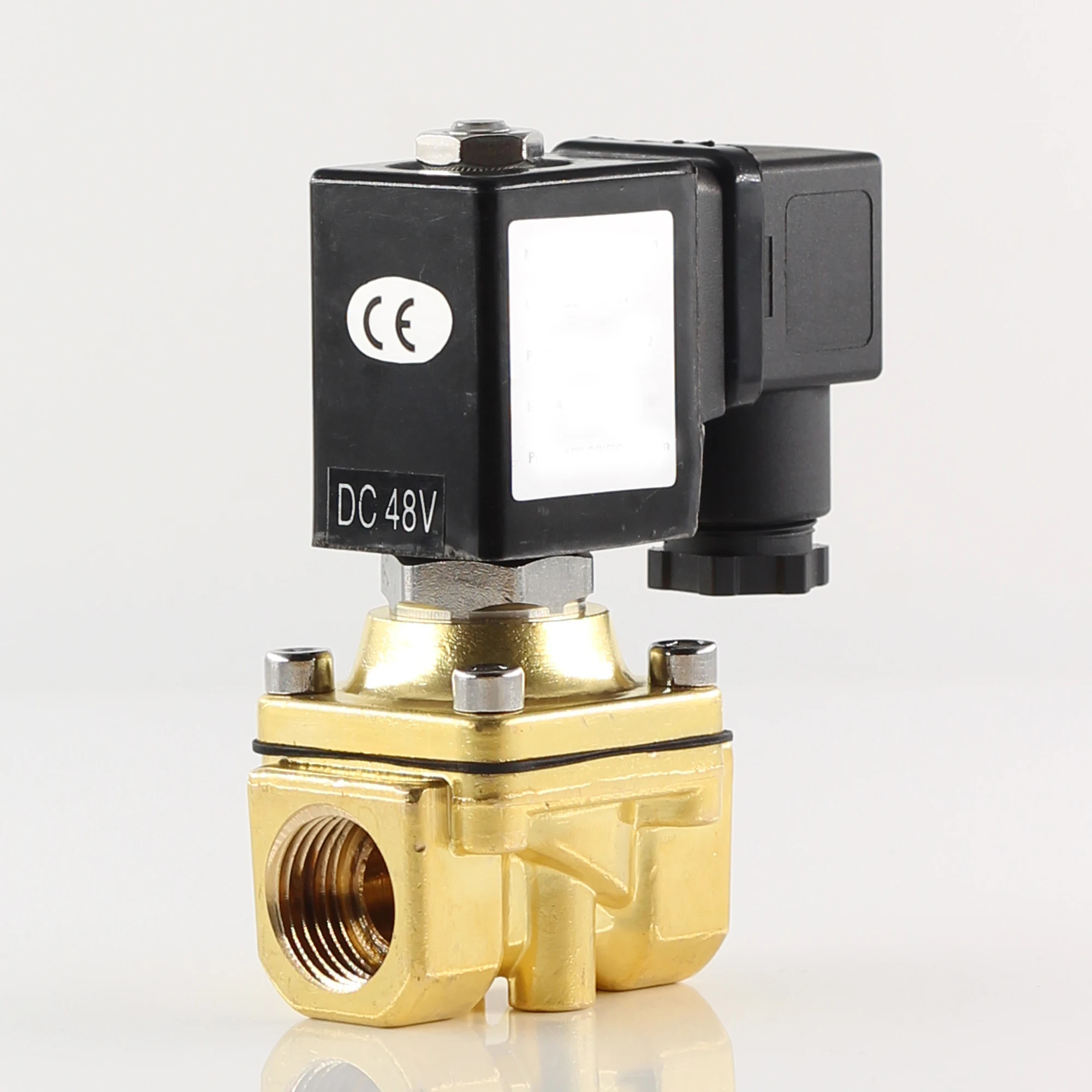 Электромагнитный клапан прямого действия с резьбой NPT или G 1/4 дюйма 3/8 1/2 20 бар