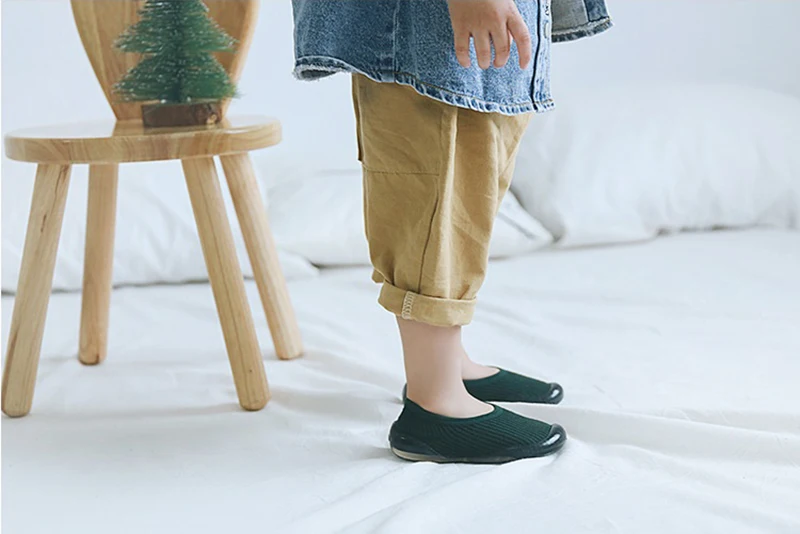 Носки для маленьких мальчиков и девочек Осенние нескользящие носки пола детская