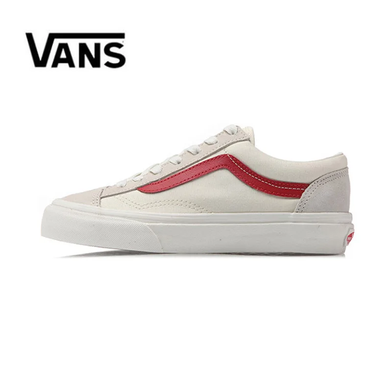 

Vans Old Skool Men Canvas Sneakers Red Black Breathable Outdoor Women Skateboarding Shoes Size 36-44