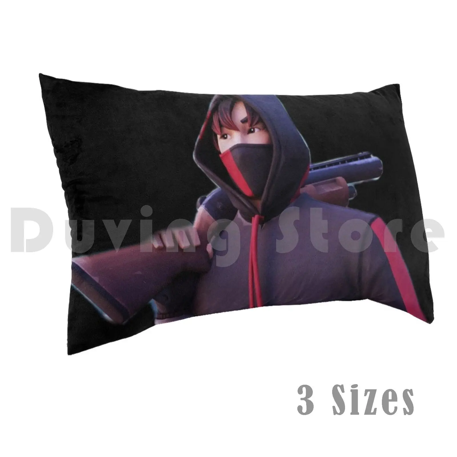 Ikonik Чехол на подушку для самостоятельной сборки 50x75, черная Живая масса, эпические игры, Steam Csgo Kiryache32, золокасип, золокагрид