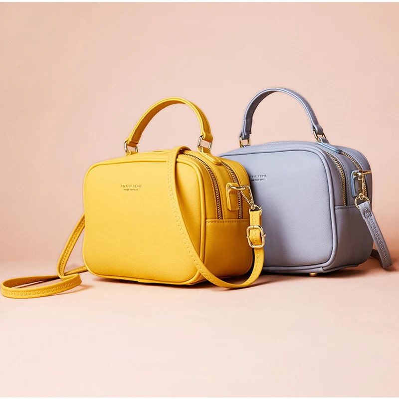 brand designer handbag for women soft pu leather women shoulder messenger crossbody bags female bolsa ladies sac hand bags hot free global shipping