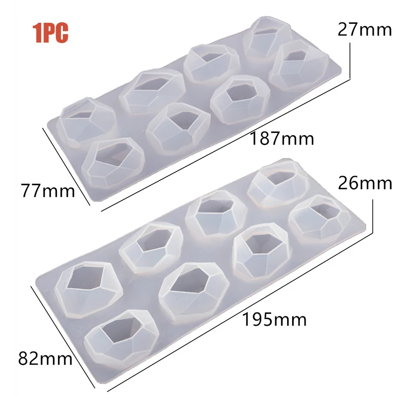 

Новинка, кристалл из эпоксидной смолы, необычная Цветовая форма, силиконовые аксессуары «сделай сам» для изготовления ювелирных изделий, многоразовые формы для подвесок