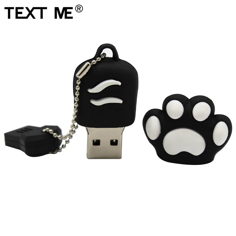 Usb флеш-накопитель TEXT ME 64 ГБ коричневый розовый черный синий usb 2 0 4 8 16 32 флешка