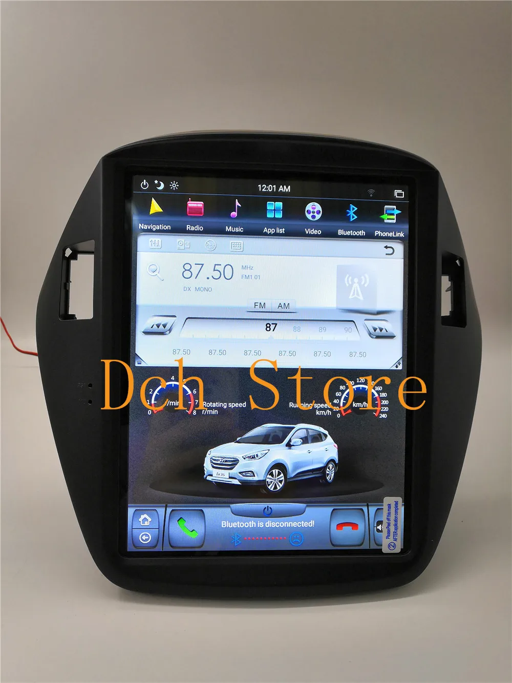 Автомобильный DVD плеер Tesla 10 4 дюйма Android 9 0 GPS для hyundai tucson ix35 2009 2010 2011 2012 2013 2014 2015 PX6