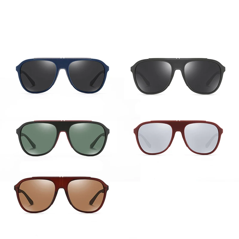 

New Brand Designer Classic Square Polarized Sunglasses Men Women Fashion Vintage Mirror Lens Driving Sun Glasses For Male UV400