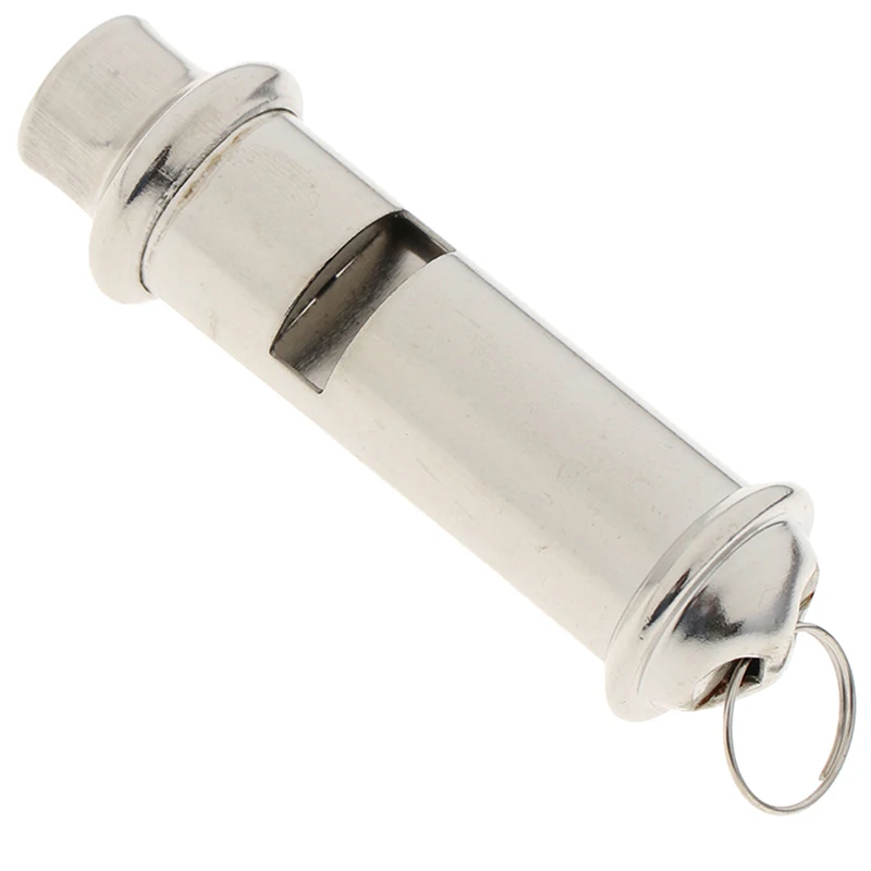 

Wholesale Outdoor Survival Whistle Mix Stainless Steel Emergency Survival Whistles Keychain For Camping Hiking Gifts