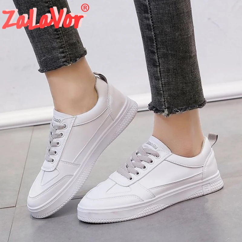 ZALAVOR/женские кроссовки Новое поступление Модная Вулканизированная обувь Лидер