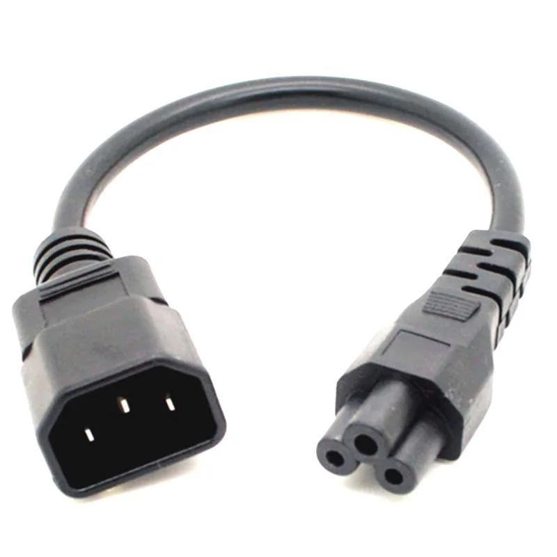 Черный 20 см медный 10 А 250 в стандартный IEC320 C14 штекер C5 женский UPS PDU APC ноутбук преобразования питания провода