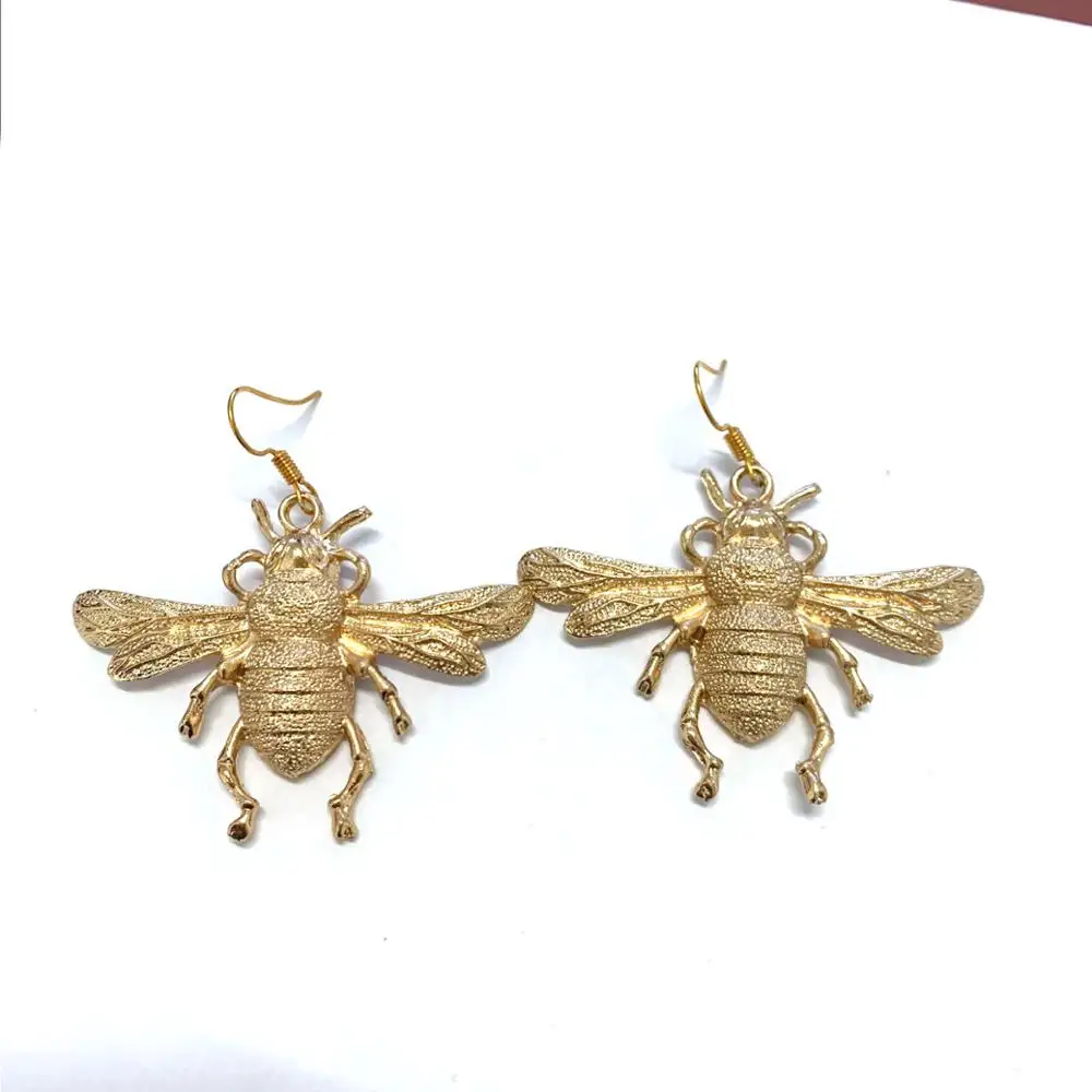 

New Large Bee Statement Earring,Victorian Bee Earrings Vintage Styl e bumble Bees Bee Lover Gift Unique Earrings Valentine Gift
