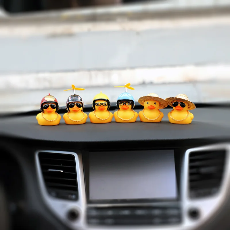 Крутое украшение для автомобиля, индивидуальный Летающий пропеллер Turbo Duck Dolll для приборной панели, зеркало заднего вида, капот, автомобильные аксессуары