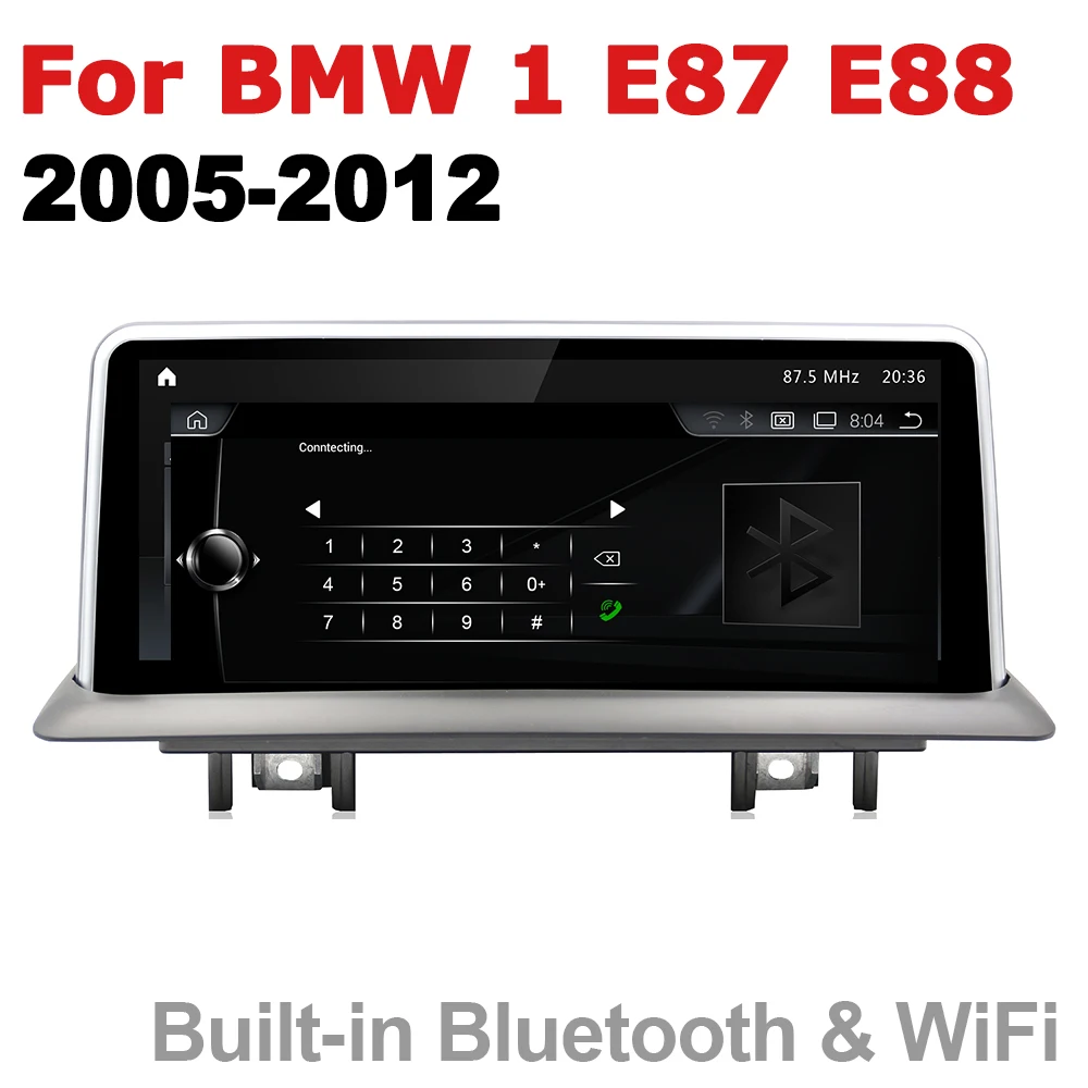 Автомобильный мультимедийный плеер Android 7 0 для BMW 1 E87 E88 2005 ~ 2012 Idrive WiFi GPS навигация