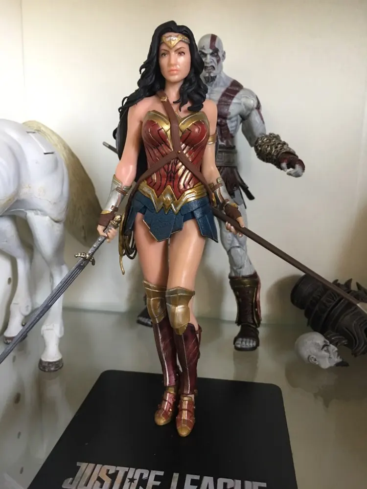 DC Лига Справедливости ARTFX + Статуя флэш и чудо-женщины Бэтмен Супермен киборг