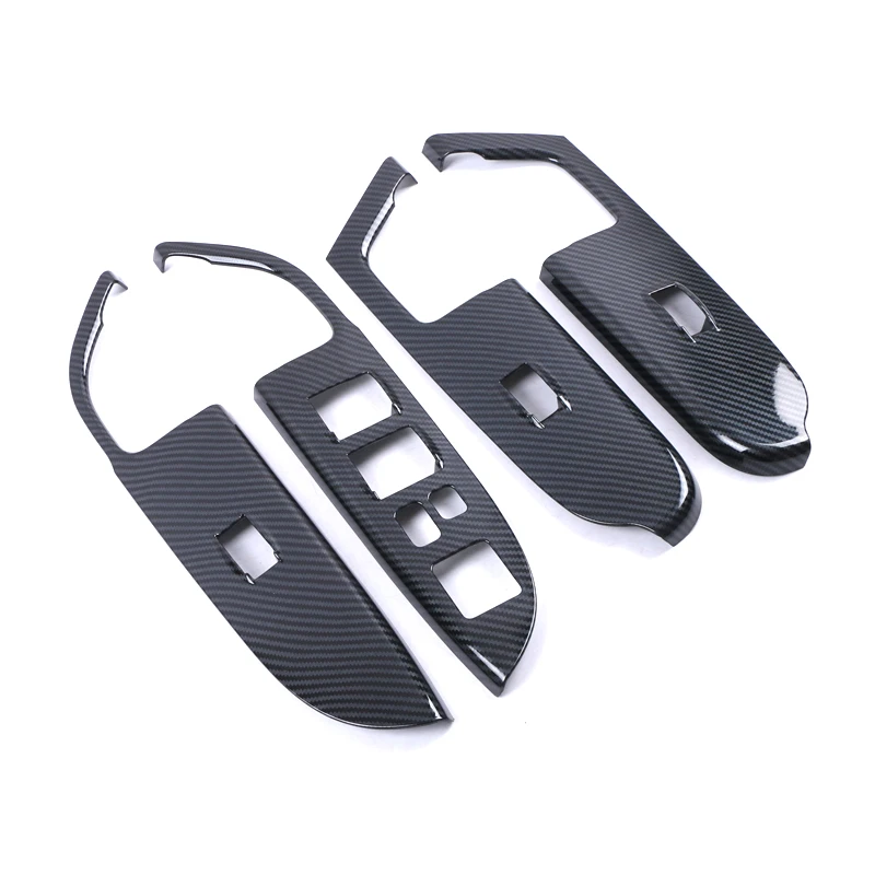 Автомобильные аксессуары ABS для Mitsubishi ASX / Outlander Sport 2020 Крышка выключателя подъема стекла дверей 4 шт. Левая сторона.