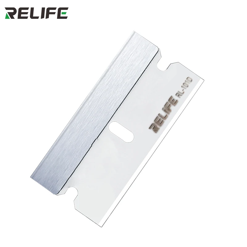 

RELIFE RL-101D 20pcs Screen Glue Removal blade Metal Flat Spudger Blade Open Repair Tool kit for Mobile Phone