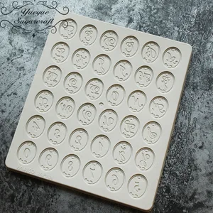 Силиконовая форма Yueyue для мастики, для украшения тортов, форма для шоколадной мастики