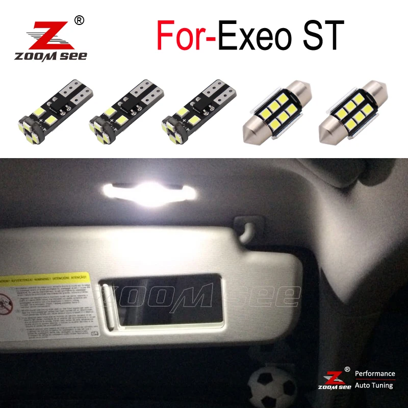 

19pc LED trunk lamp + LED door bulb + LED Interior dome map Lights kit for Seat Accessories for Exeo for Exeo ST (2009-2014)