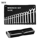 Набор гаечных ключей TAITU, комплект комбинированных инструментов с храповым механизмом, для ремонта автомобиля