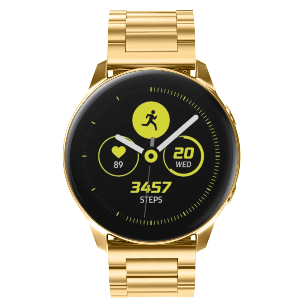 Ремешок для часов из нержавеющей стали Samsung Galaxy Watch Active 2 ремешок 42 мм Шестерня S2
