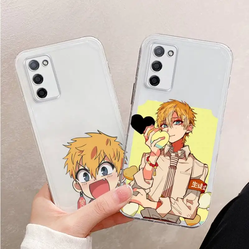 

Toilet Bound Hanako Kun Phone Case For Xiaomi Mi 11 Ultra Lite 10 Redmi Note 9 8 7 9a K30S K40 Pro Transparent Coque