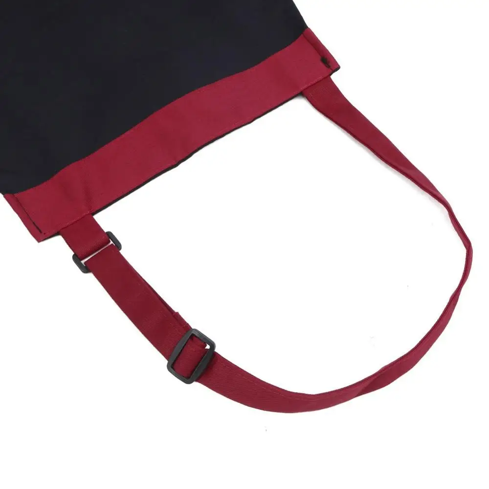 

New Unisex Cooking Baking Aprons Catering Home House Aprons With Pockets Kitchen Cleaning Kit Kitchen Apron