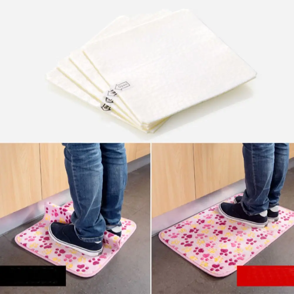 Нескользящий нескользящий коврик 4 шт. двусторонний с клейкой лентой дом ванная