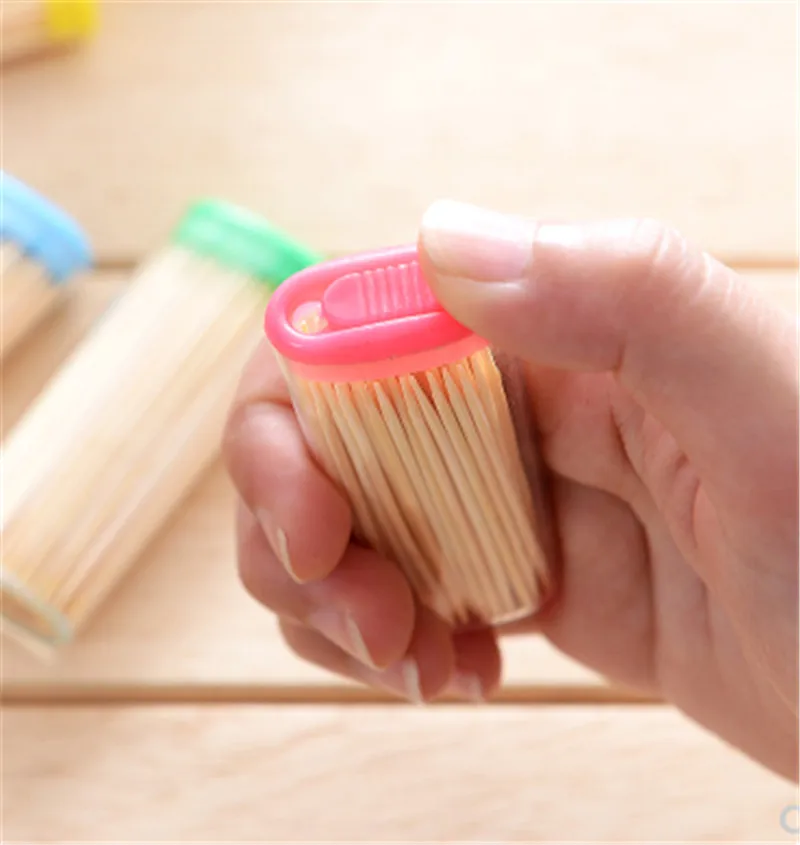 100 шт./кор. достойные бамбуковая зубочистка одноразовые натуральные зубочистки