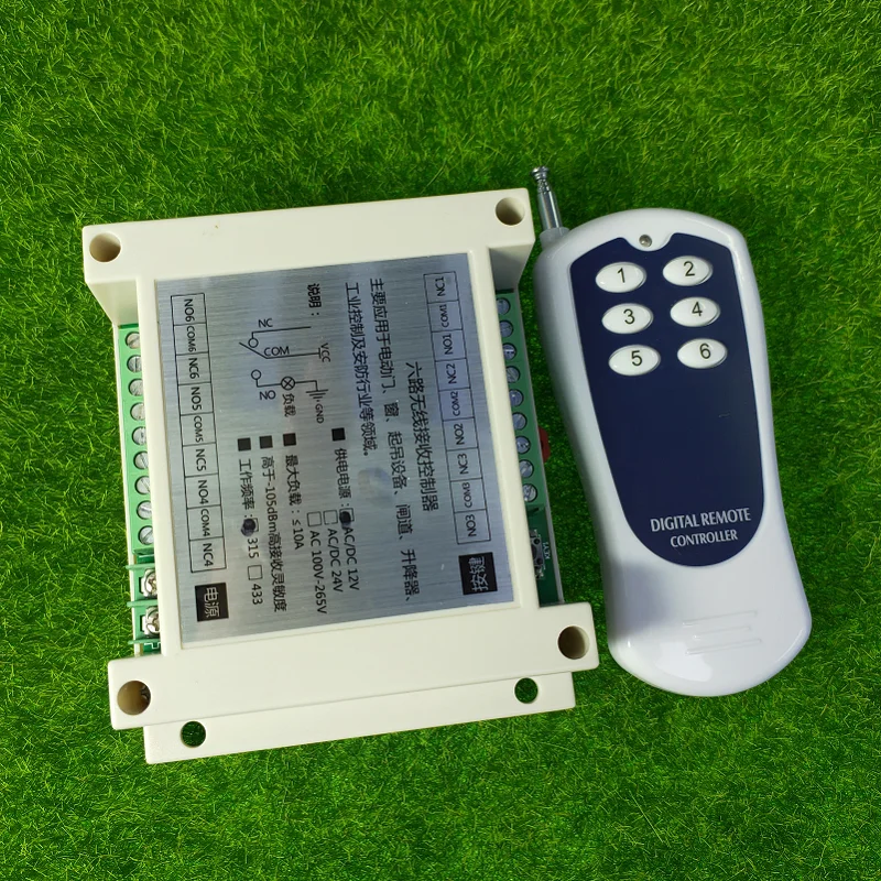 Промышленный Класс DC 12V 24V 36V 6CH кнопки 315MHZ/433MHZ Беспроводной RF пульт дистанционного управления переключатель передатчик пульт дистанционного управления приемник