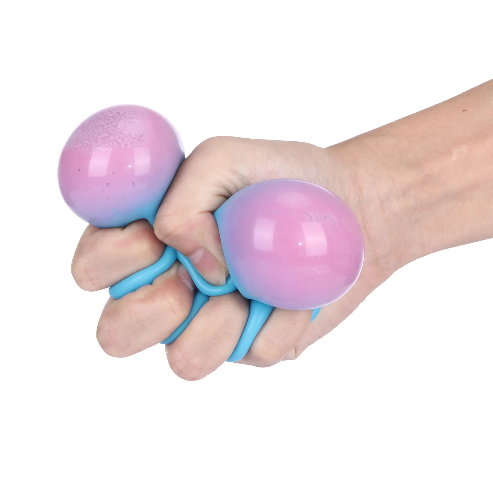 Bolas para aliviar el estr&eacute;s para ni&ntilde;os y adultos, suave y el&aacute;stico juguete, no t&oacute;xico, resistente a las roturas, cambio de Color, 6cm/6,5 cm-1