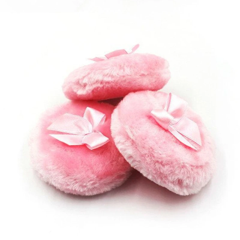 Professional Butterfly Baby Cosmetic Villus Soft Plush Powder Puff Sponge Talcum Makeup Beauty Tools |