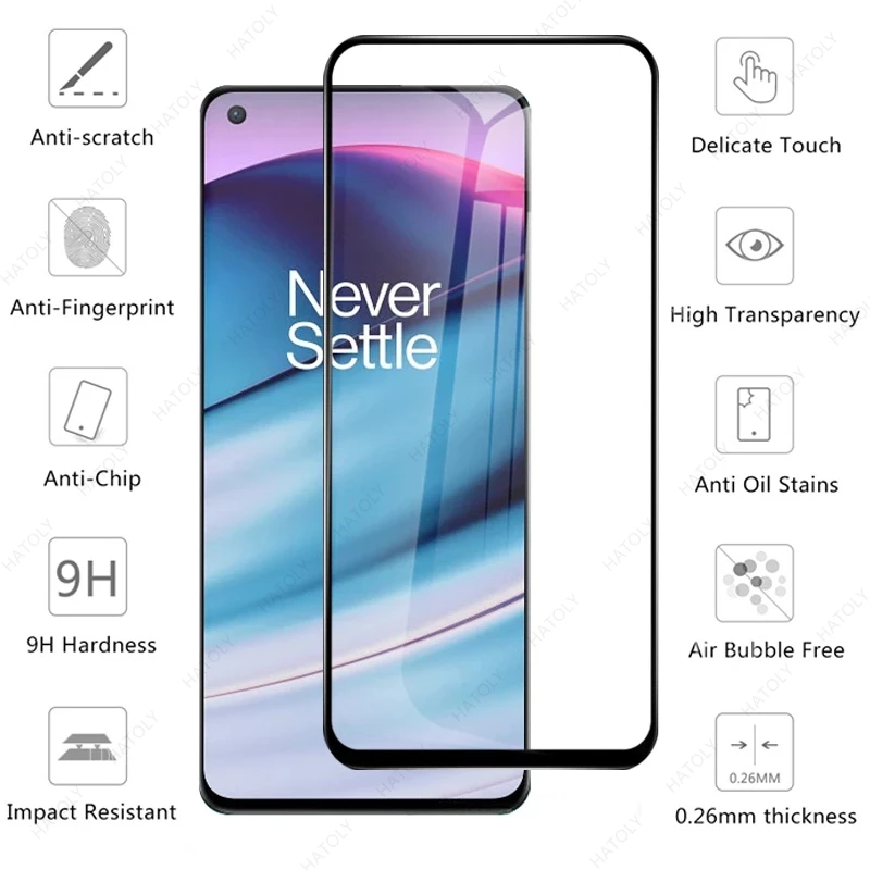 2pcs for oneplus nord ce 5g glass for nord ce 5g tempered glass 9 9r 8t nord n10 5g n100 screen protector hd camera len film free global shipping