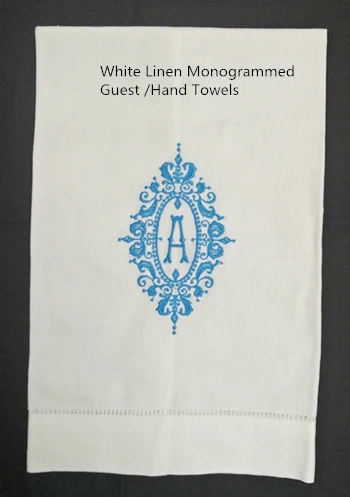 Набор из 12 модных полотенец для гостей чайное полотенце с монограммой 14x22 дюйма