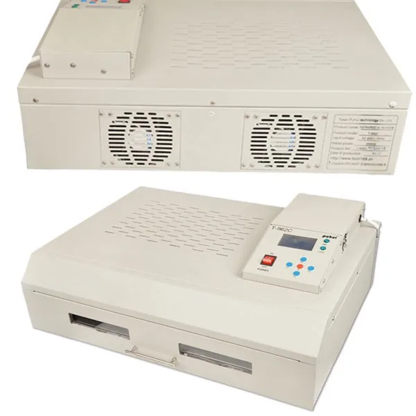 PUHUI T-962C T962C инфракрасный IC НАГРЕВАТЕЛЬ оплавленная печь волна BGA 600*400 ммгарантия