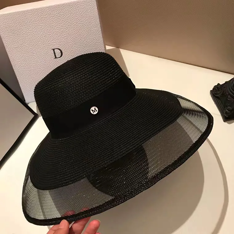 Шляпа Соломенная женская регулируемая от солнца с защитой ультрафиолета