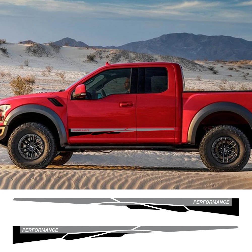 Автомобильные боковые наклейки на дверь для Ford Raptor F150 F250 F350 F450 F550 F650 F750 Ranger пикап