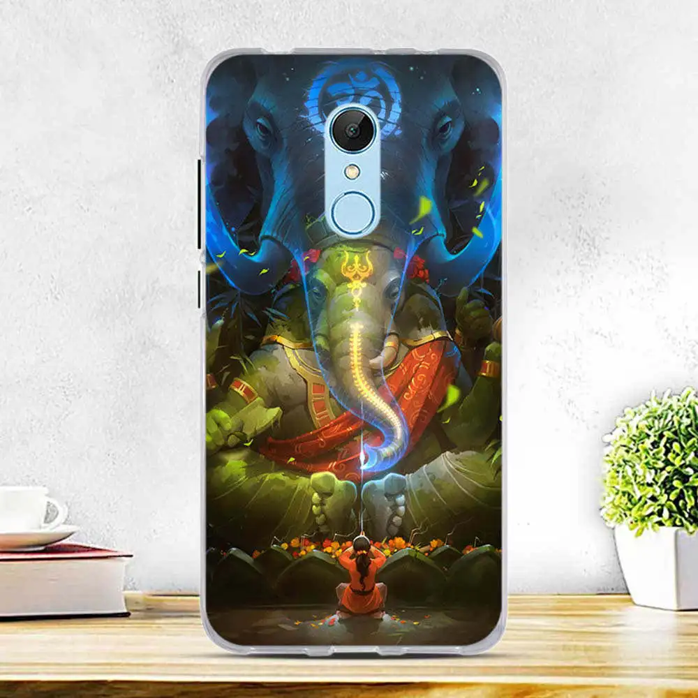Чехол для Xiaomi Redmi 5 тонкий чехол из ТПУ с 3D рисунком Мягкая силиконовая задняя