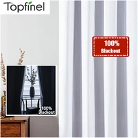 modern 100 blackout curtains for bedroom white window curtains for living room kitchen curtains custom made window treatments
