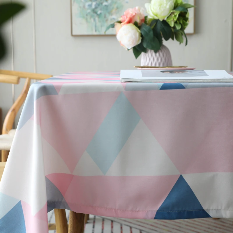 GIANTEX скатерть для кухонного стола хлопковая прямоугольные скатерти покрытие