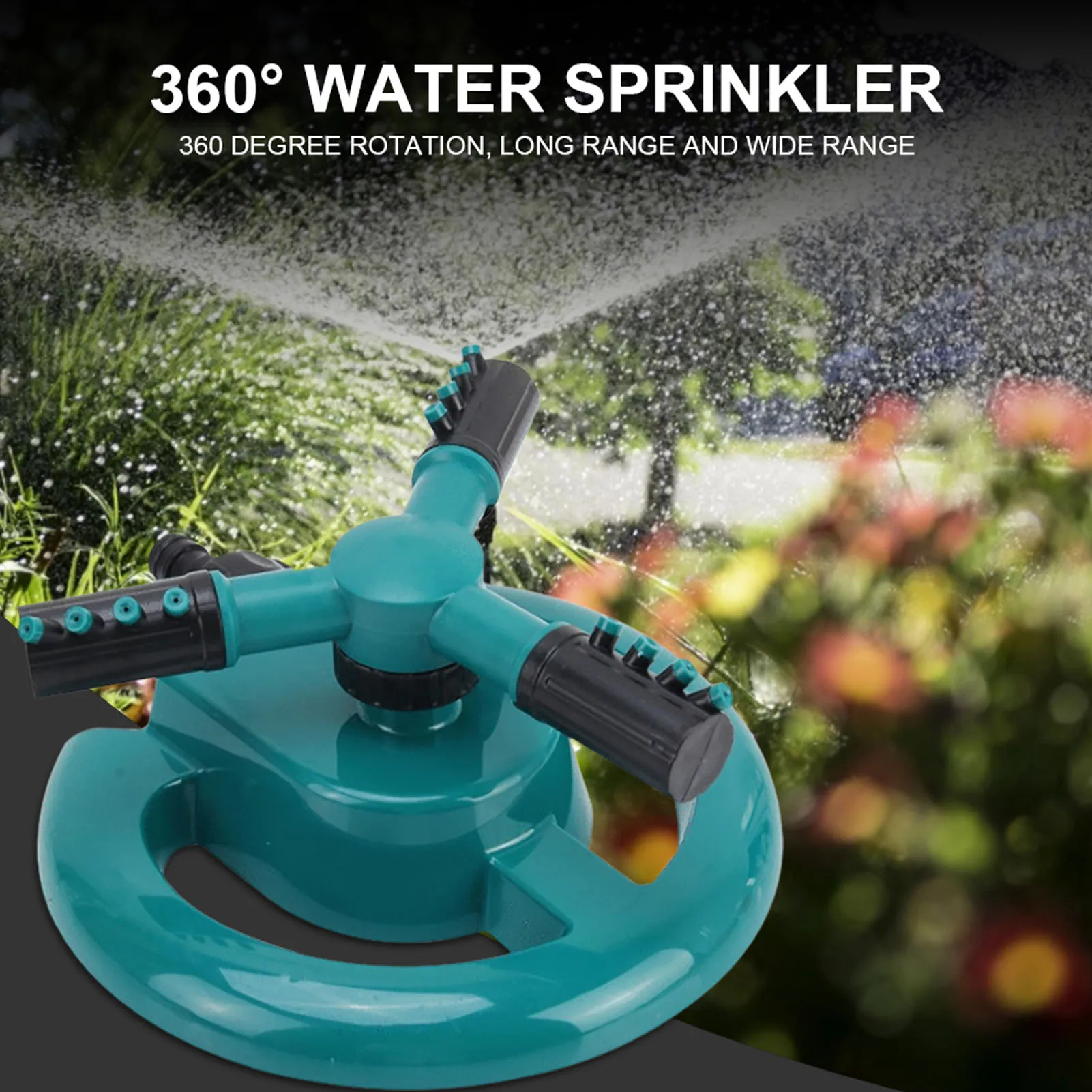 

360 градусов садовый разбрызгиватель автоматический садовый газон для полива и орошения вращения полива растений цветы спринклеры для сада