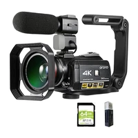 video camera 4k digital camcorder professional ordro ac3 youtube blogger vlog cameras filmadora with microphone 64gb sd card