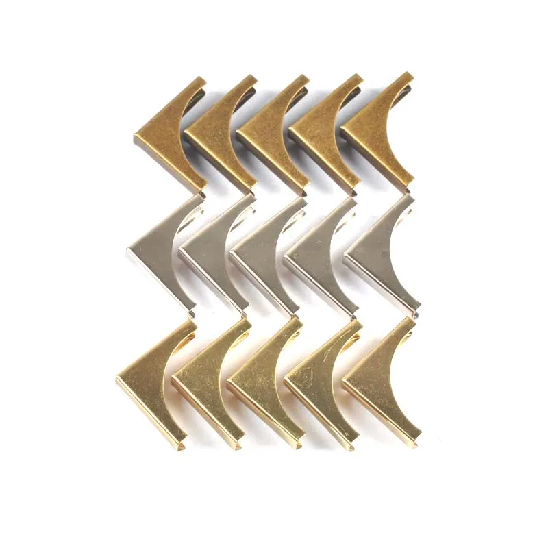 

30pcs 20x20x4mm Bronze Metal Corner Protector for Scrapbooking Accessories Photo Albums Book Corners Crafts DIY Decoration C3050