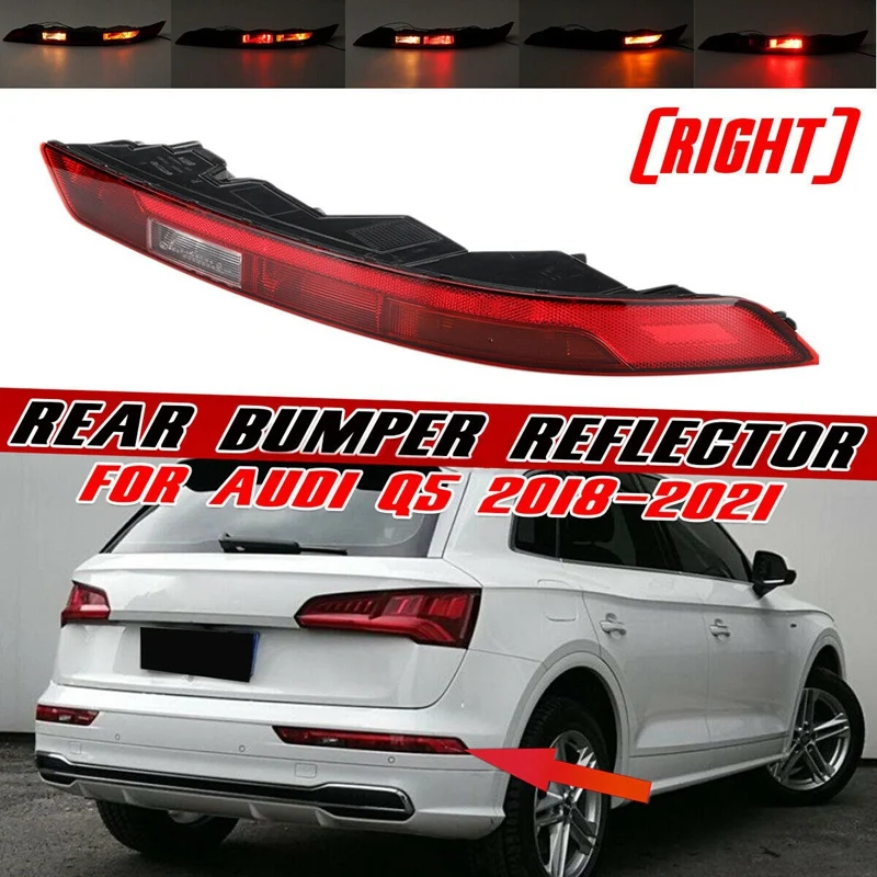 

For- Q5 2018-2021 Rear Bumper Reflector