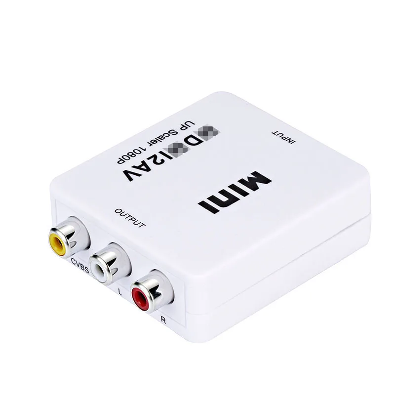 HD 1080P HDMI совместимый адаптер скалер AV композитный преобразователь видео с RCA CVSB L/R