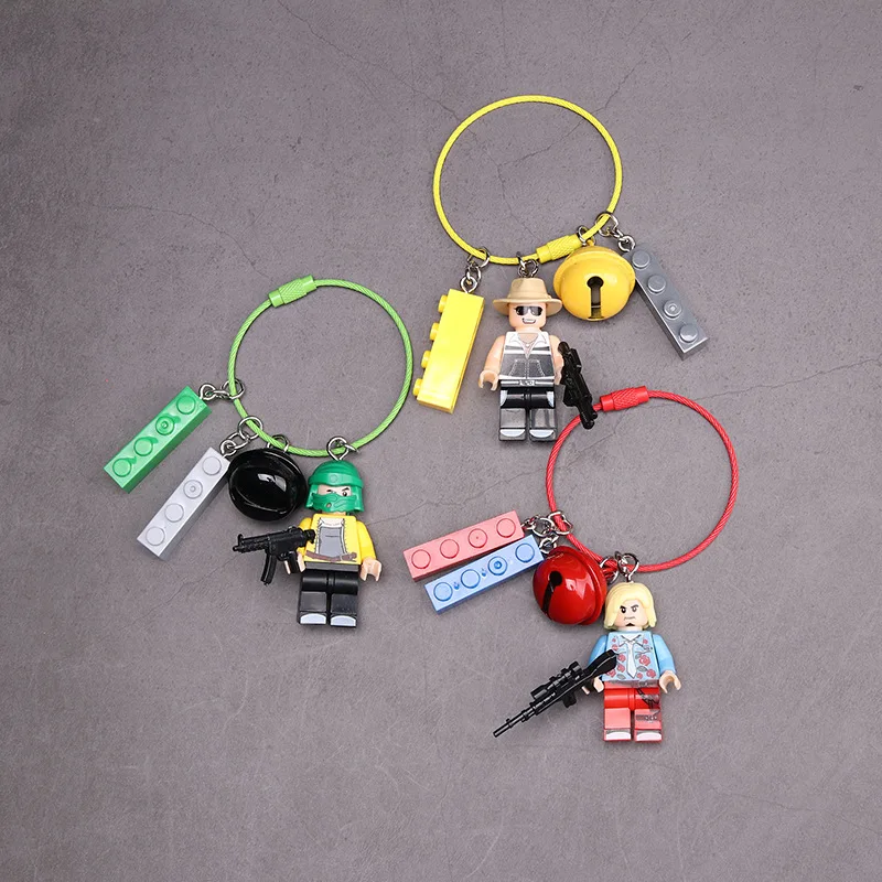 Новый конструктор marvel цепочка для ключей три глаза странная Фея Еда Курица серии