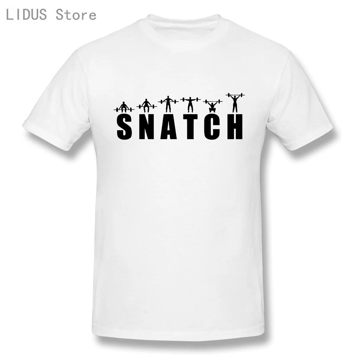 

Men Clothing Bodybuilding Pumping GYM Muscle Training Crossfit T-Shirt Snatch Essential Fashion Short Sleeve Tee Tops