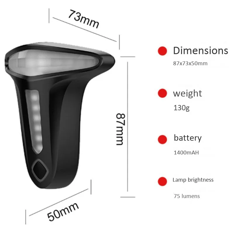 

Bicycle Smart Auto Brake Sensing Back Light USB Rechargeable LED Cycling Taillight Rainproof Bike Rear Light Accessorie