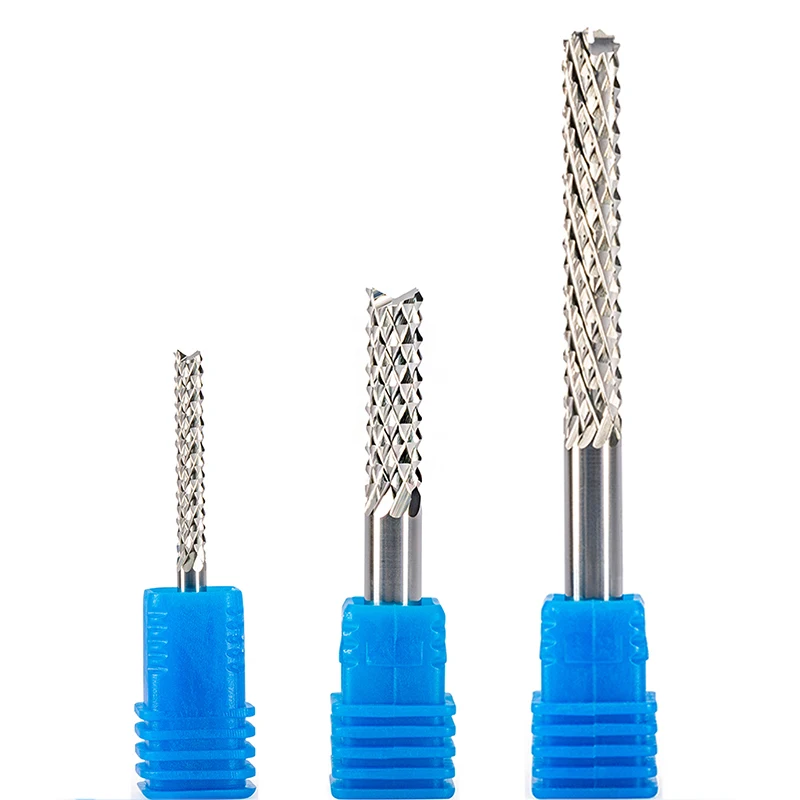 

1pc 6 8 10mm Good Qualtiy Tungsten Steel Carbide End Mill Engraving Corn Teeth Bit CNC PCB Rotary Burrs Milling Cutter Drill Bit
