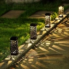Светодиодный декоративсветильник довый фонарик на солнечной батарее, уличное освещение для газона, дома, дорожек с сенсором освесветильник, водонепроницаемые светильники с питанием от солнечного света, для улиц