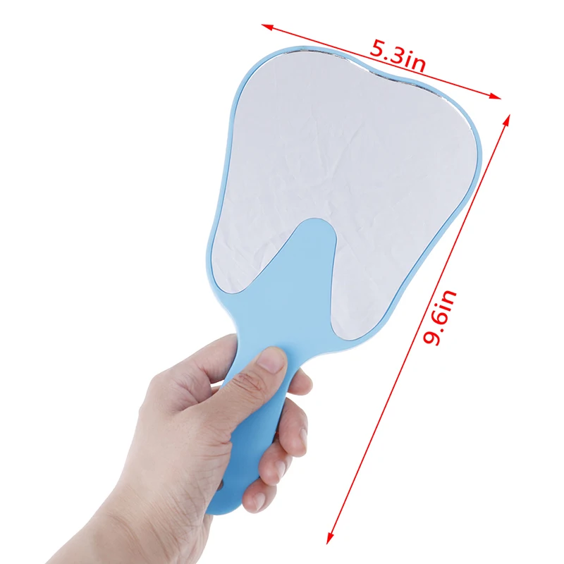 

1PC Dental Orthodontic Dental Mirror Photography Teeth Shape Dental Mirrors Dental Tools Glass Material Dentistry