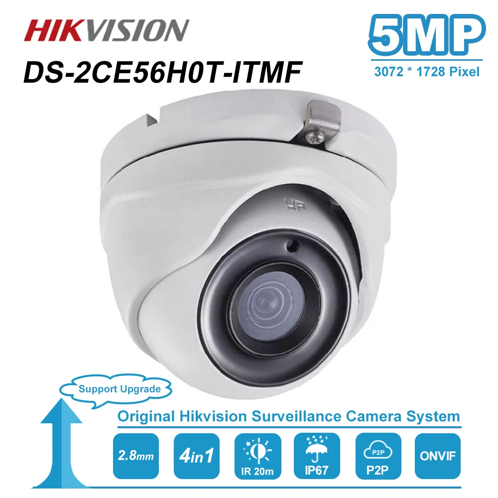 Камера видеонаблюдения Hikvision оригинальная аналоговая камера с фиксированным